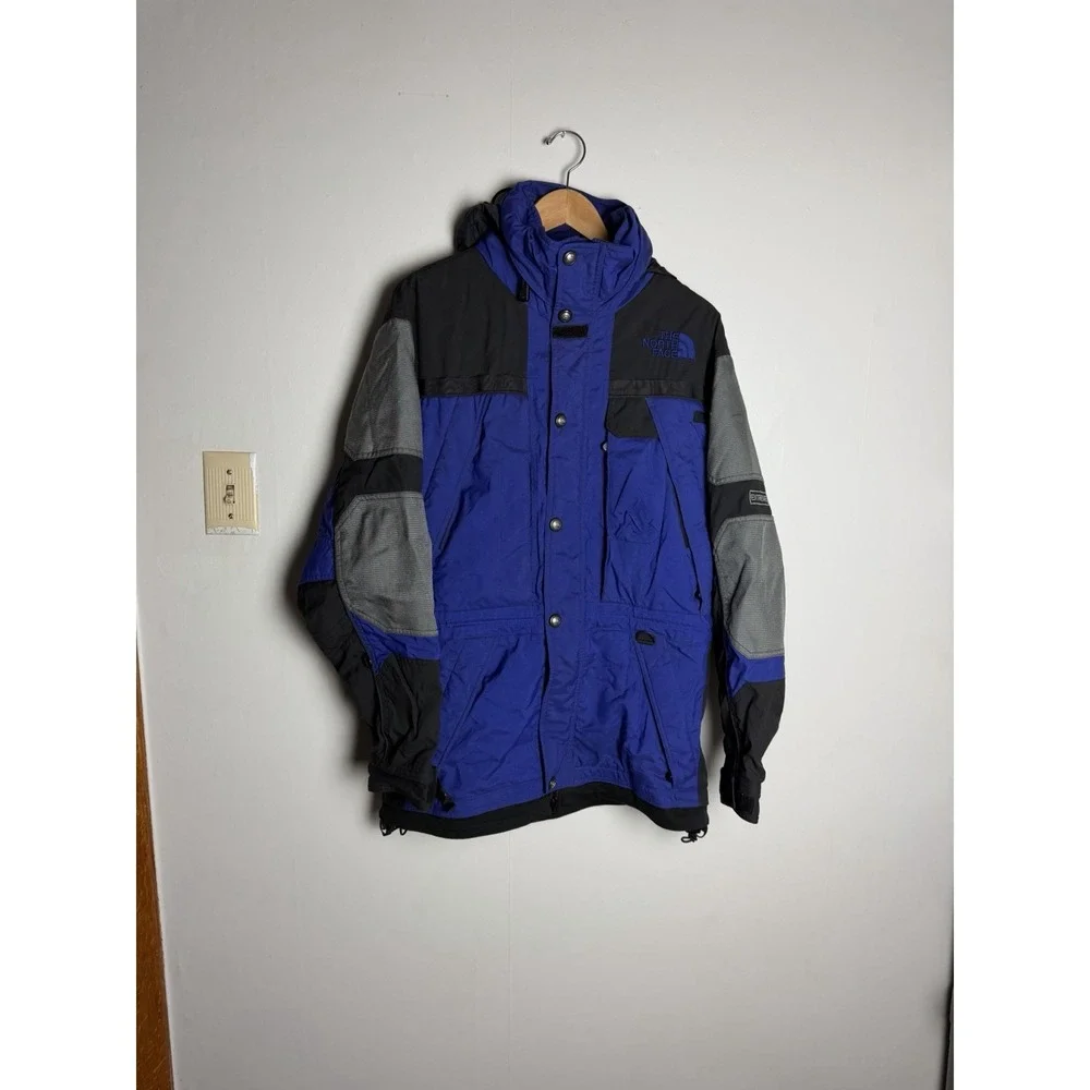 Men's Vintage 90's Purple North‎ Face Extreme Gear Jacket Coat S Y2K Retro